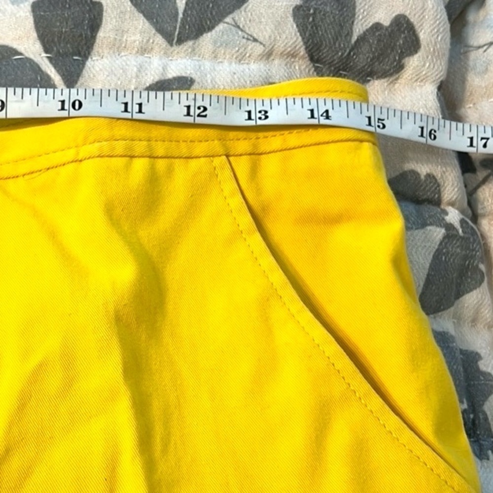 Vtg,NWT,INDUYCO Spain,Vibrant Pant,Sunshine Yellow,High-Waist,Long Lngth,Size 12 - Picture 8 of 11